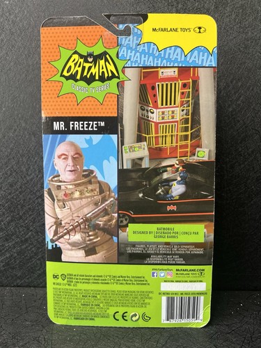 MCFARLANE DC RETRO BATMAN CLASSIC SERIE TV MR FREEZE FIGURE 2022 Selaed - Foto 5 di 7