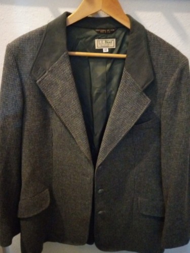 Vtg Women Sz 12 Wool Made In USA LL Bean Blazer - Picture 5 of 6