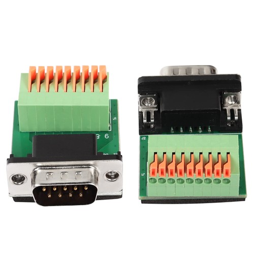 DB9 Male Solderless Breakout Board Connector RS232 D-SUB Serial to 9 Pin Port... - Picture 2 of 6