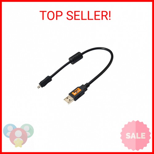 Tether Tools TetherPro USB 2.0 A Male to Mini-B 8 Pin Cable | for Fast Transfer - Picture 2 of 2