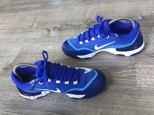 Nike Alpha Huarache Elite 4 TF Hyper Royal DJ6523-414 Mens Size 6.5 Shoes Turf - Picture 5 of 13