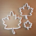 Leaf Plant Maple Tree Canada Cookie Cutter Dough Biscuit Pastry Fondant Sharp