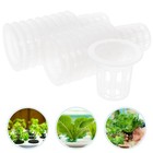 100pcs Hydroponic Baskets Net Pots Garden Nursery Baskets Small Plant Nursery