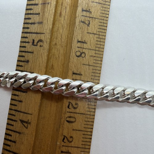 Catena lucchetto scatola argento sterling 25" 5 mm cordino argento massiccio 40,4 g - Foto 5 di 5