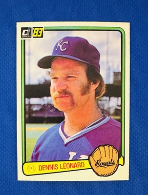 1983 DONRUSS #412 DENNIS LEONARD KC ROYALS NM-MT or BETTER 3 TIME 20 GAME WINNER