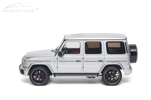 Almost Real 1/18 Mercedes Benz AMG G63 G 63 4x4² 2019 Diecast Model Car Silver - Picture 5 of 19
