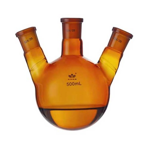 Round Bottom Amber Boiling Flask 5ml - 1000ml  Evaporating Flasks Glassware - Picture 10 of 12