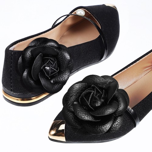 2 Piezas Sandalias Flor Mujer Hombre Zapatos Adornos Clips para Accesorios - Imagen 12 de 12
