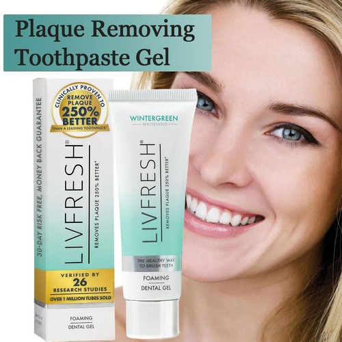 LivFresh Toothpaste Gel Remove Plaque 250% Better, Improves Gum Health - Picture 4 of 10