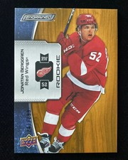 2023-24 UD Engrained Hockey Oak Jonatan Berggren RC Rookie 241/299 Red Wings MJ