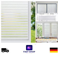 Streifenmuster Fensterfolie | Anti-UV Sichtschutz | 90x200 cm
