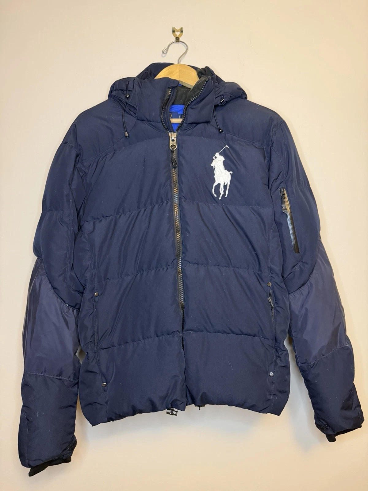 Polo Ralph Lauren Men's Big Pony Hooded Down Puffer Jacket Size Large
Opens in a new window or tab