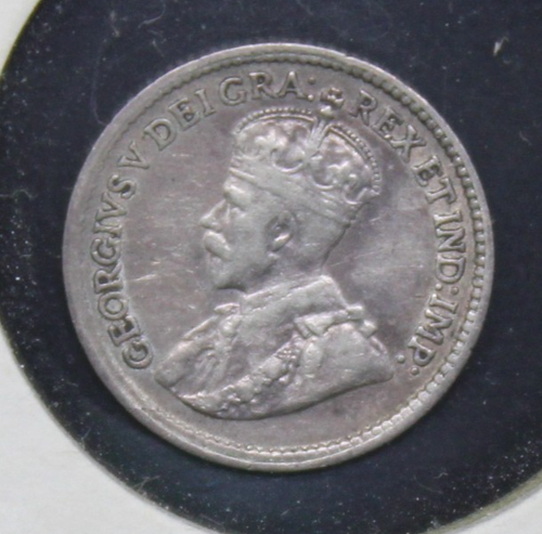 Canadá 1919 5 centavos plata - Imagen 2 de 2