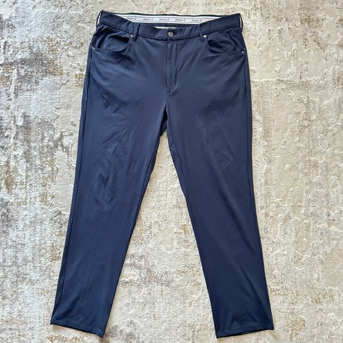 Johnnie-O Cross Country Performance Casual Navy Blue Dress Pants - Size 38 x 30 - Picture 3 of 11