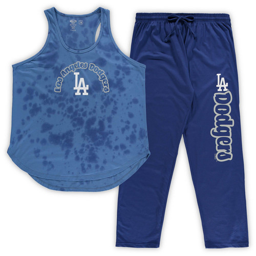 Women's Concepts Sport Royal Los Angeles Dodgers Plus Size Jersey Tank Top &