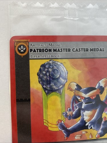 Metazoo Master Caster Patreon Medal Promo - VERY Rare! - Sealed NM - Picture 2 of 9