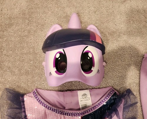 MEIN KLEINES PONY MÄDCHEN Halloween KOSTÜM Twilight Sparkle KINDER GRÖSSE 4 - 6 - Bild 3 von 6