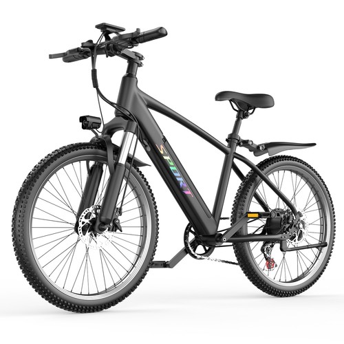 Electric Mountain Bike 1500W 48V 26" City Bike 45 Miles EBikes for Adults Teens - Picture 1 of 9