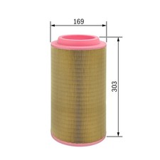 BOSCH Luftfilter F 026 400 059 Filtereinsatz für FIAT PEUGEOT CITROËN DUCATO U9