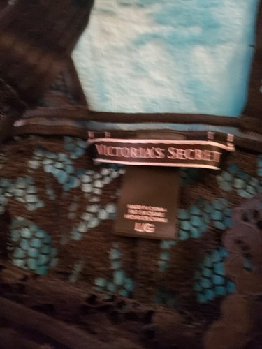 VICTORIA'S SECRET HIGH CUT CHEEKY BLACK LACE BODYSUIT TEDDY SIZE LARGE EUC - Picture 4 of 6