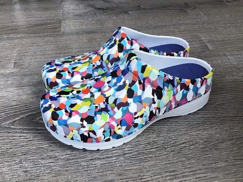 Dansko Kane Kaleidoscope Molded Clogs Women's Size 9.5 / 40 Multicolor Shoes - Afbeelding 5 van 12