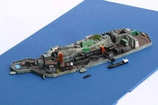 Fujimi Model 1/3000 Warship Series No.99 Gunkanjima (Hamashima) Plastic Model Wa