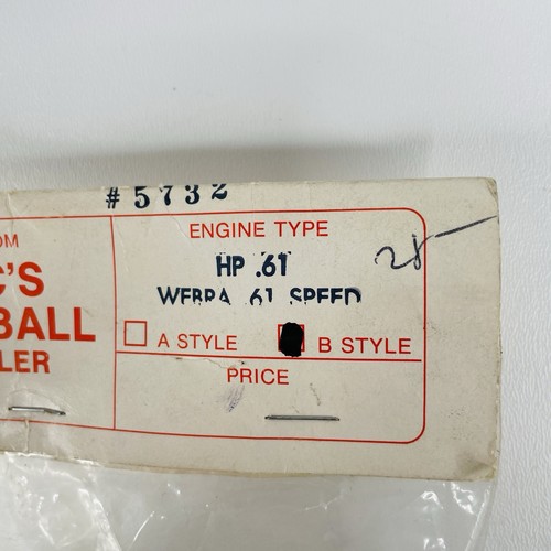 Vintage Mac's Products Heloball B Style Muffler # 5732 HP .61 Webra 61 Speed - Picture 3 of 11