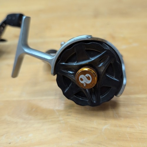 Abu Garcia SMAX2 Silvermax Angelrolle RH + Custom Gear Inline Eisangelrolle - Bild 5 von 10