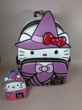 Loungefly Hello Kitty Witch Mini Backpack and Keychain Charm