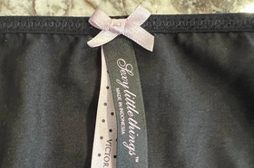 Victoria's Secret Sexy Little Things French Maid 34B & Thong Panty Set Size S/M