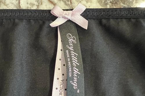 Victoria's Secret Sexy Little Things French Maid 34B & Thong Panty Set Size S/M - Picture 3 of 8