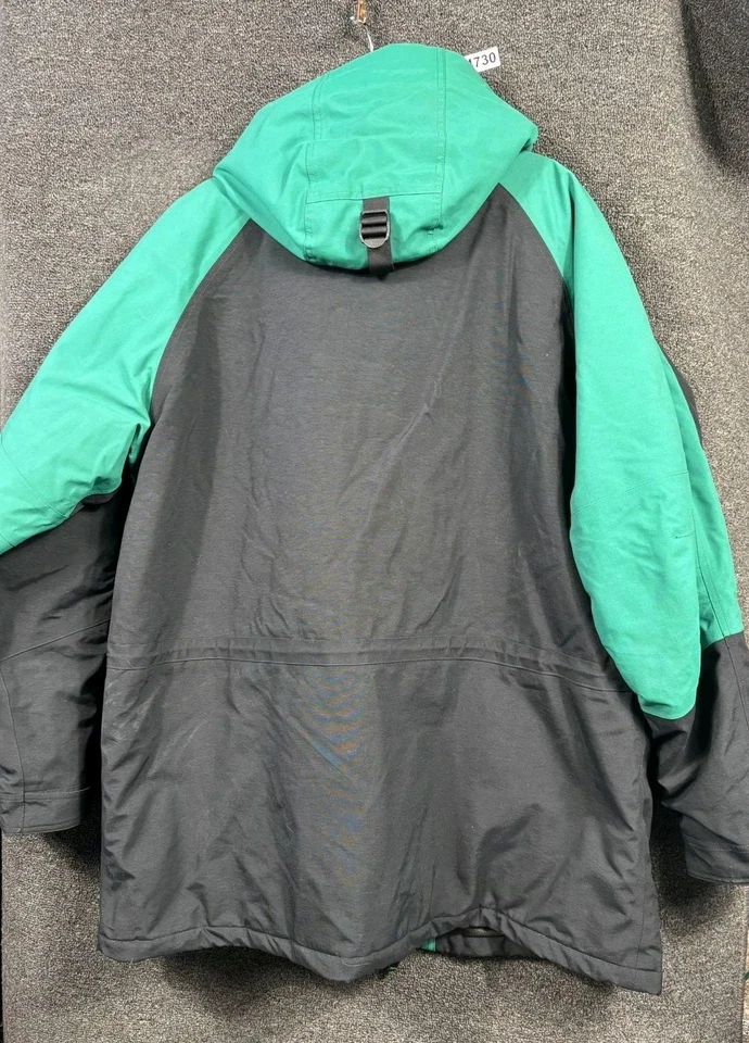 Cabela's Jacket Mens XL Tall Green Black Guidewear Hooded GORE-TEX Parka Fishing - Image 3 of 4