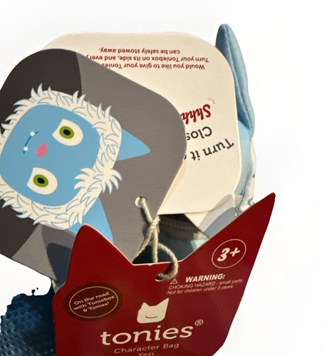 Bolso Personaje Tonies Nuevo con Etiquetas - Bolsa de Viaje Yeti para Toniebox - Imagen 2 de 2