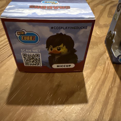 Mini Tubbz Drachenzähmen leicht gemacht Schluckauf und zahnlose Gummiente Paar Neu - Bild 6 von 8