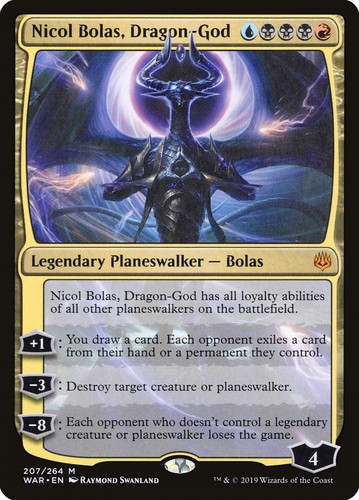 Nicol Bolas, Dragon-God War of the Spark - Near Mint