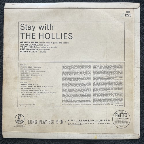 The Hollies – Stay With The Hollies Vinyl LP 1964 1st PRESS TESTED EX/VG+ VIDEO - Picture 9 of 9