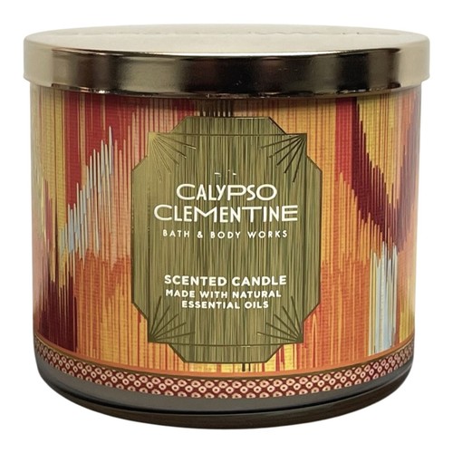 Vela perfumada de 3 mechas Bath and Body Works Calypso Clementine (14,5 oz / 411 g) - Imagen 1 de 6