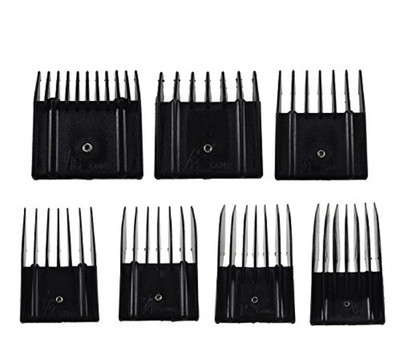 Miaco Universal Clipper Guard Set, 7pc Fits Oster Classic 76, A5, Andis AG, BG
