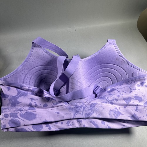 Reggiseno sportivo donna Under Armour 1X/48/50/1x supporto medio viola aderente incrociato - Foto 8 di 13