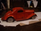 1930'S WOLVERINE MYSTERY CAR THAT WORKS GREAT COUPLE BLEMS,RARE CAR!C-6 COND.