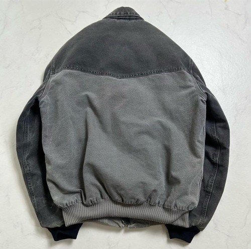 Chaqueta Carhartt Santa Fe Bicolor Negra x Gris L De Colección Japón - Imagen 3 de 19