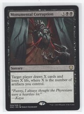 #24 2023 Phyrexia: All Will Be One Commander Monumental Corruption Rare