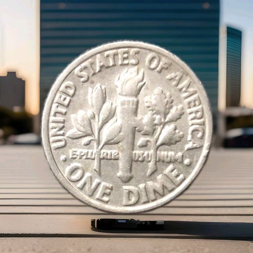 1982 Roosevelt Dime Philadelphia Mint DDO DDR RPM Double Head Image - Picture 5 of 9