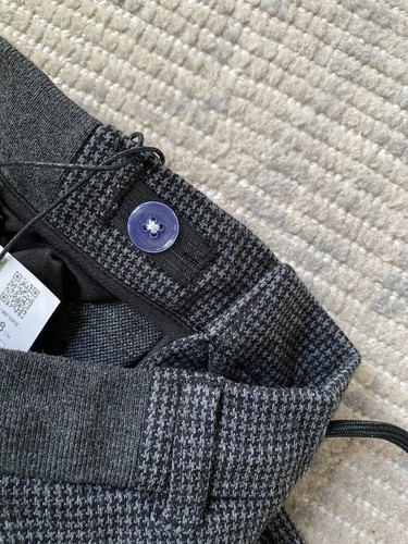 NEW ZARA BOYS HOUNDSTOOTH GREY BLACK COTTON JOGGER CASUAL DRESS PANTS 8 years - Picture 5 of 8