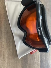 Bolle MOJO Ski Goggles, Shiny Black Frame with citrus Lens - Snow Sports/aa