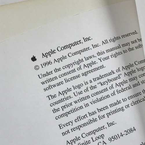 APPLE Color STYLEWRITER 2500 Reference Manual **very good cond.** 1996 - Bild 6 von 12