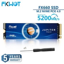 Fikwot M.2 NVME SSD 1TB 2TB PCIE Gen 4x4 PS5 Internal SSD Solid State Drive