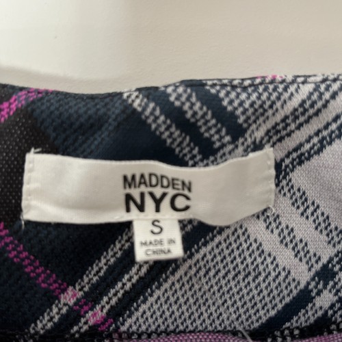 Madden NYC karierter Damenrock mit seitlicher Schnürung; Multi, S (3-5) - Bild 4 von 6