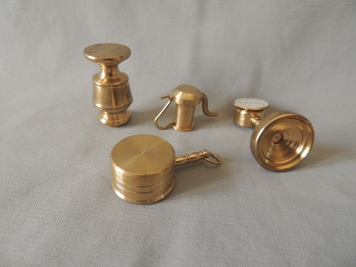 4 Decorative bronze miniatures kitchenware - Picture 5 of 8