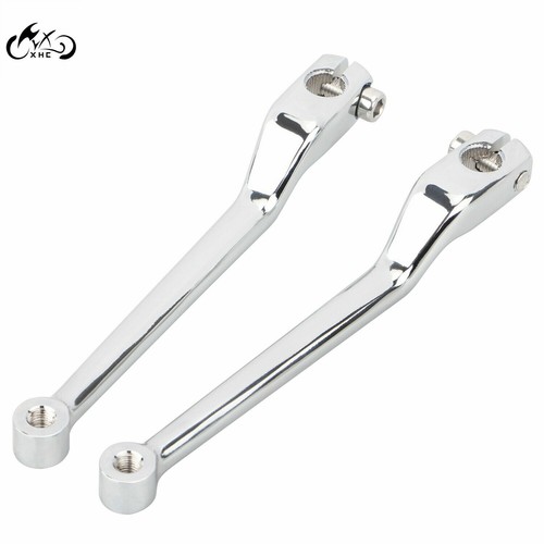 Chrome Gear Heel Toe Shift Shifter Lever For Harley Touring Electra Road Glide - Foto 4 di 12